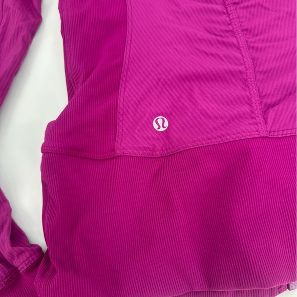 Lululemon In Flux Jacket Swift Zip Up Regal Plum Size 6 - Picture 4 of 5